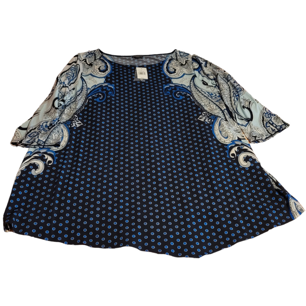 Women's Plus The Limited Collection Blouse Size 2X  Blue